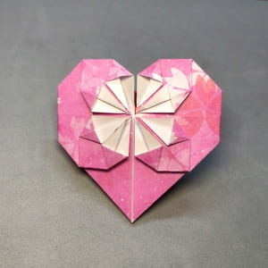 origami heart tutorial
